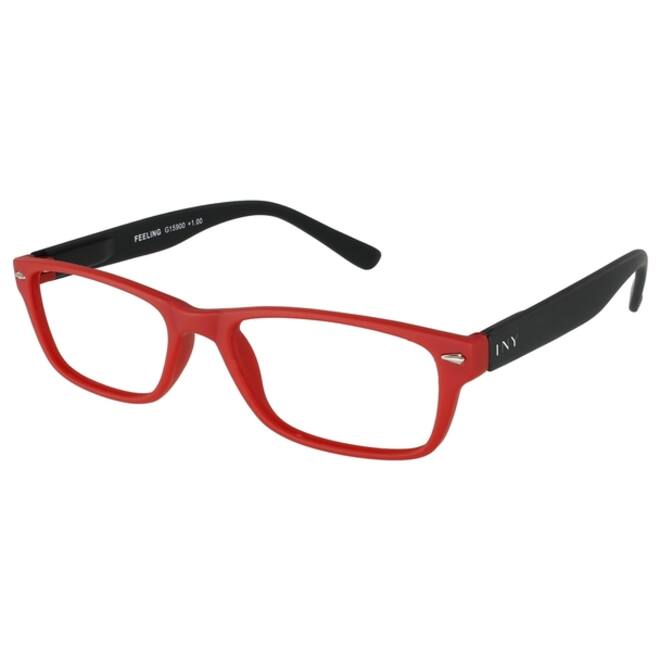 Leesbril I Need You +2.50 dpt Feeling rood-zwart
