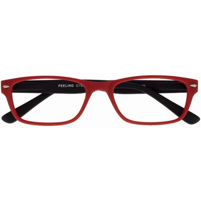 Leesbril I Need You +3.00 dpt Feeling rood-zwart