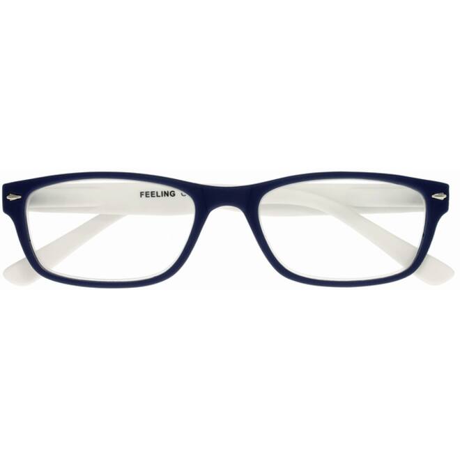 Leesbril I Need You +2.00 dpt Feeling blauw-wit