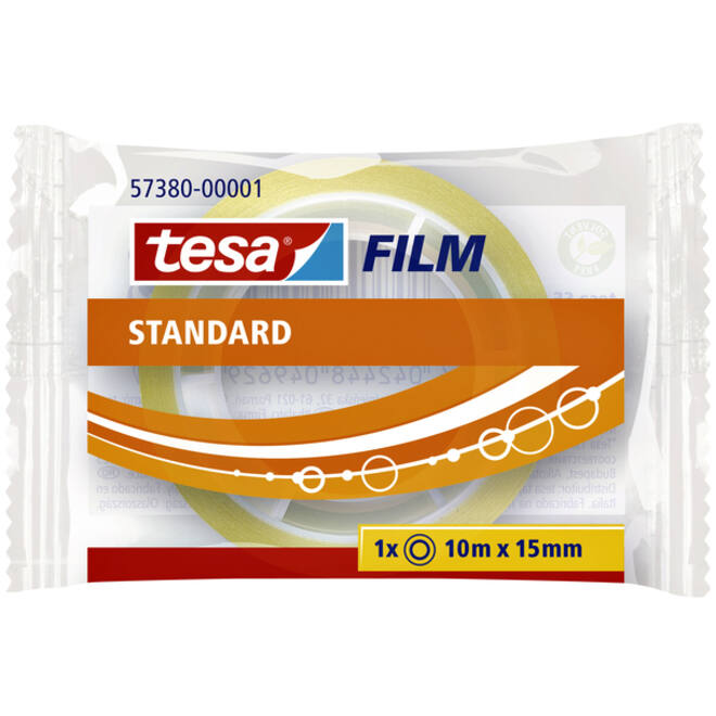 Plakband tesafilm® Standaard 10mx15mm transparant