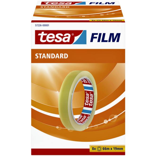 Plakband tesafilm® Standaard 66mx19mm transparant