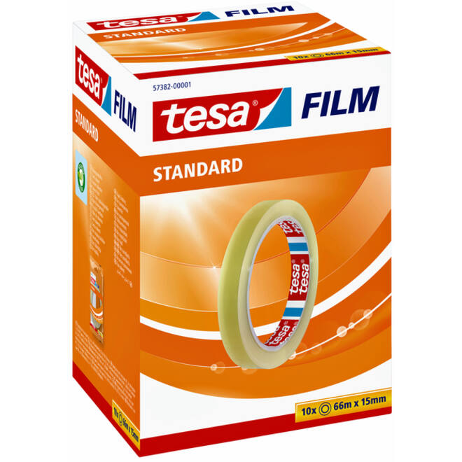 Plakband tesafilm® Standaard 66mx15mm transparant