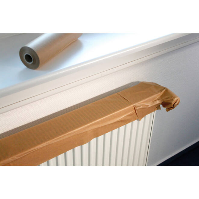 Afdekpapier info notes zelfklevend protect 150mmx50m bruin