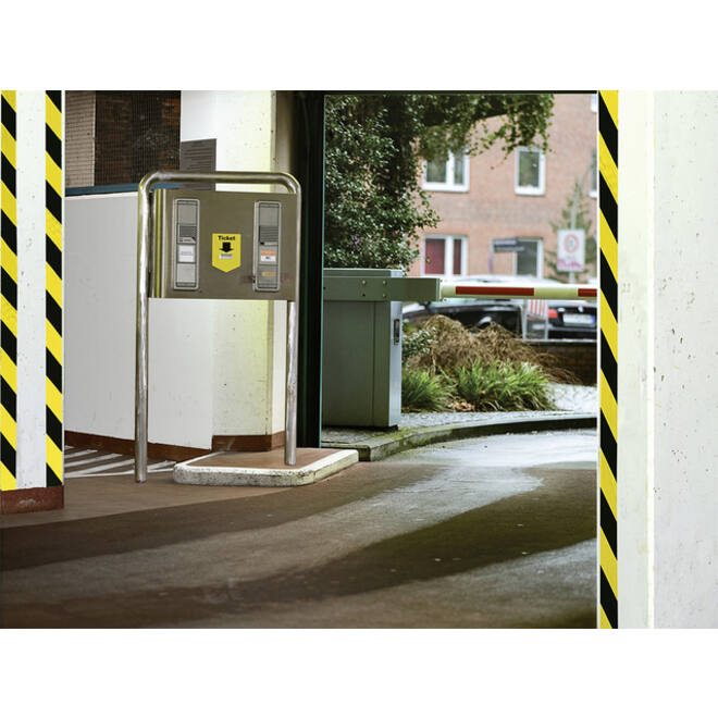 Waarschuwings- en markeringstape tesa® Signal Universal 66mx50mm geel/zwart