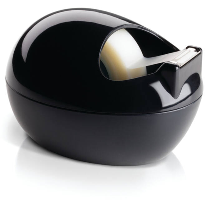 Plakbandhouder Scotch by Karim Rashid zwart + 1 rol magic tape 19mmx7.5m
