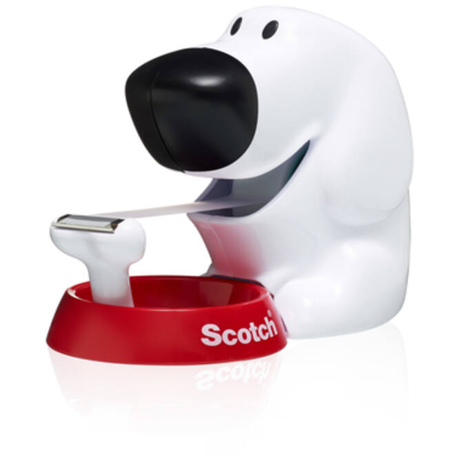 Plakbandhouder Scotch C31 hond + 1rol 19mmx7.5m