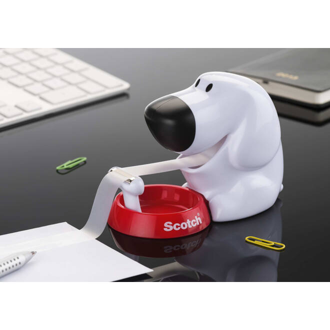 Plakbandhouder Scotch C31 hond + 1rol 19mmx7.5m