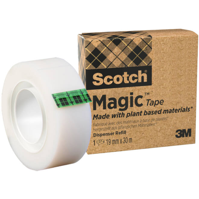 Plakband Scotch Magic 900 19mmx30m onzichtbaar mat