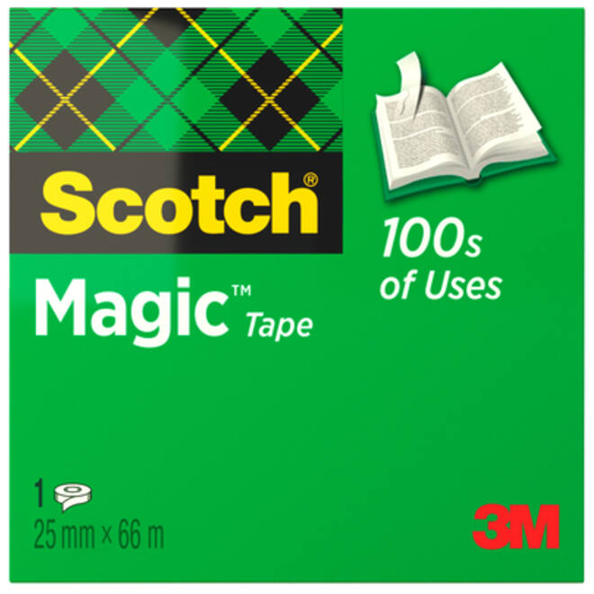 Plakband Scotch Magic 810 25mmx66m onzichtbaar mat