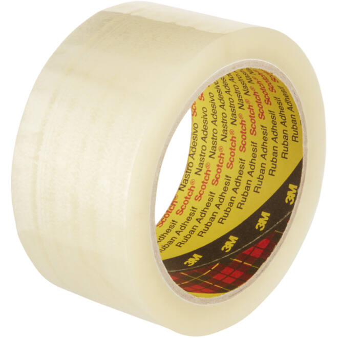 Verpakkingstape Scotch 371 50mmx66m transparant PP 6 rollen