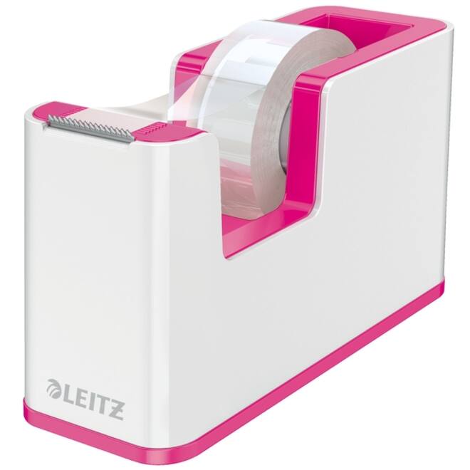 Plakbandhouder Leitz WOW wit/roze