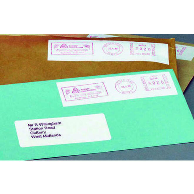 Frankeeretiket Avery FLO1 140x38mm 1000stuks