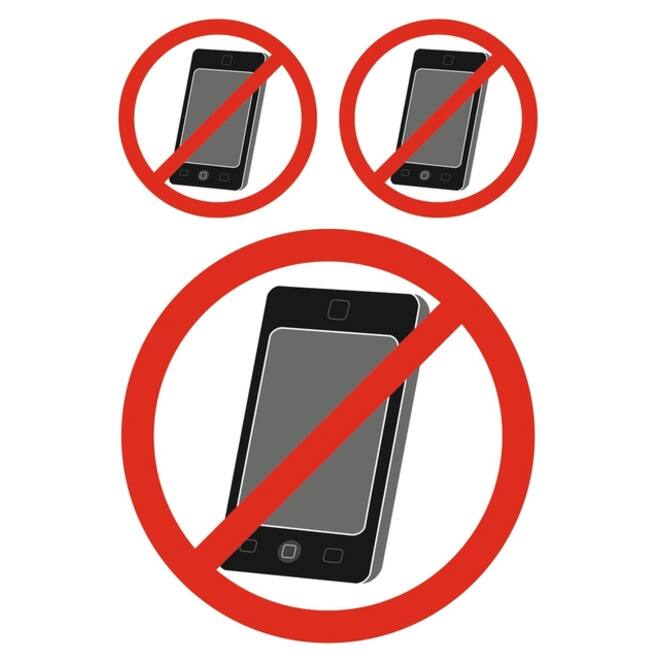 Etiket HERMA 5784 GSM verboden 1 stuk