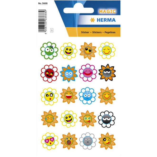 Etiket HERMA 3668 crazy zonnen puffy