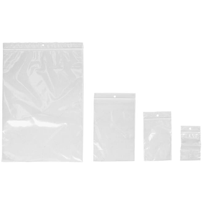 Verpakkingszak IEZZY grip 60x80mm 50mu hersluitbaar 25 stuks
