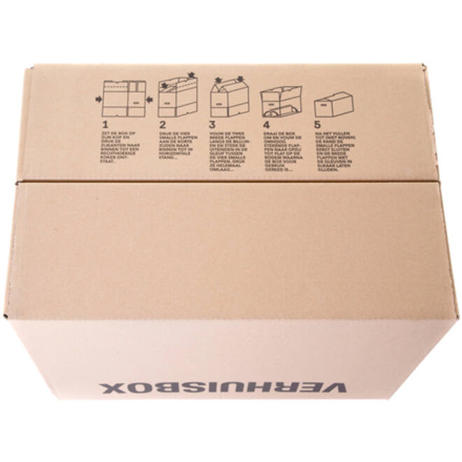 Verhuisdoos IEZZY 480x320x360mm bruin 25 stuks 3mm