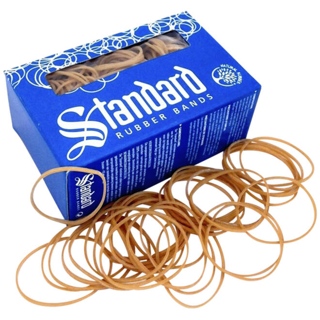 Elastiek Standard Rubber Bands 16 60x1.5mm 100gr 440 stuks bruin