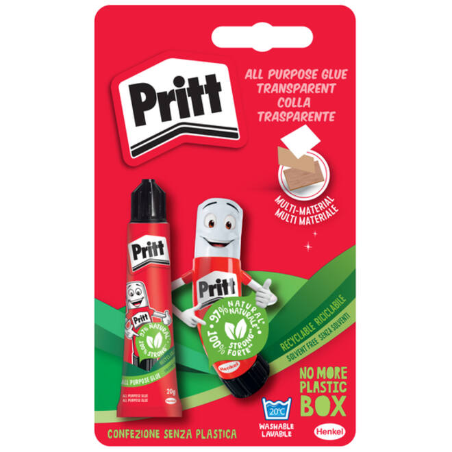 Alleslijm Pritt tube 20gram op blister