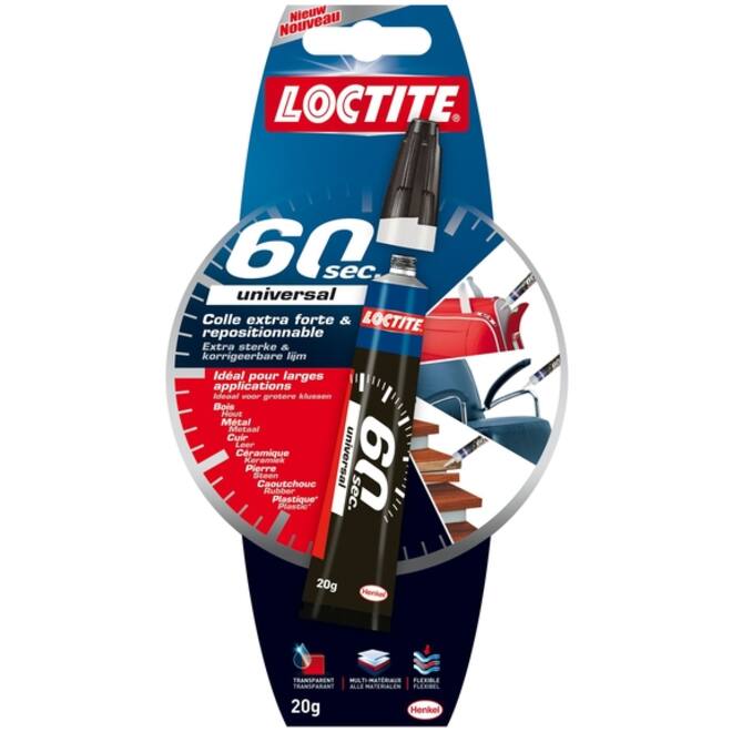 Alleslijm Loctite 60 sec 20gr