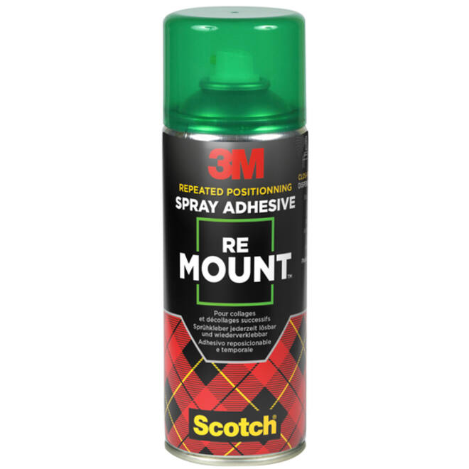 Lijm 3M remount spray spuitbus 400ml