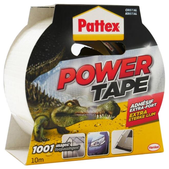 Plakband Pattex Power Tape 50mmx10m transparant