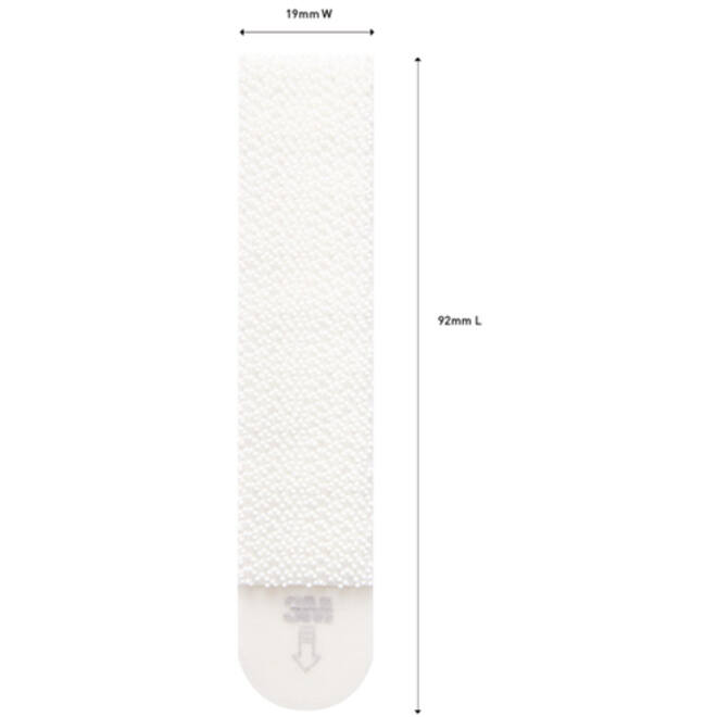 Bevestigingsstrip Command groot klik vast 7,2kg wit