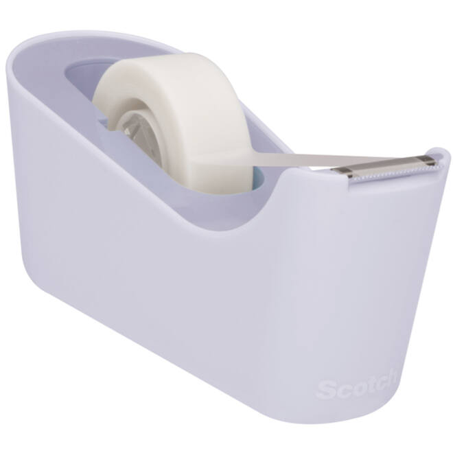 Plakbandhouder Scotch C18 lavendel + 1 rol magic tape 19mmx33m