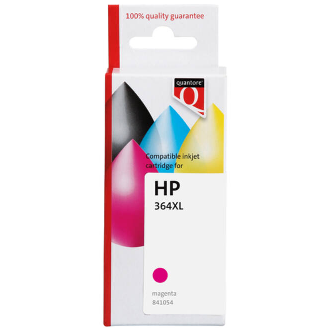 Inktcartridge Quantore alternatief tbv HP CB324A 364XL rood