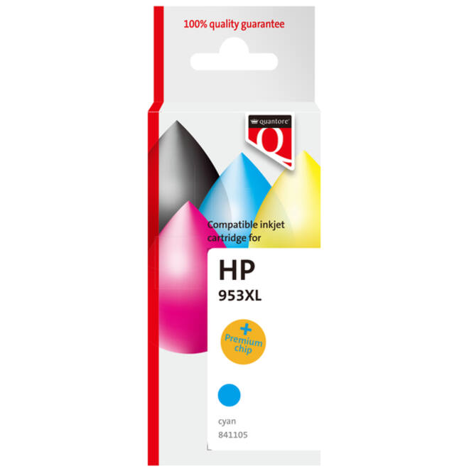 Inktcartridge Quantore alternatief tbv HP F6U16AE 953XL blauw