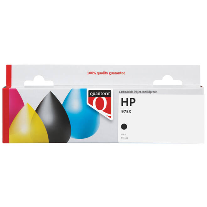 Inktcartridge Quantore alternatief tbv HP L0S07AE 973X zwart