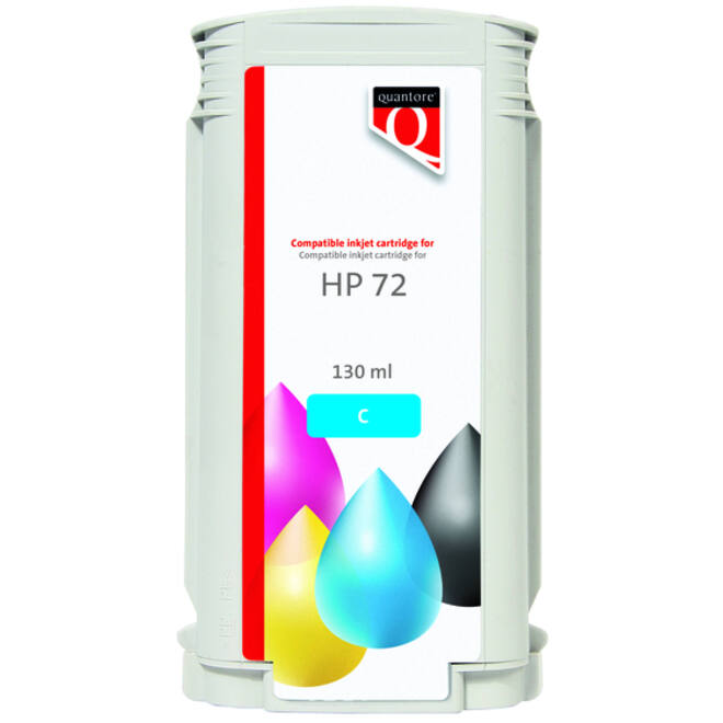Inktcartridge Quantore alternatief tbv HP 72 C9371A blauw
