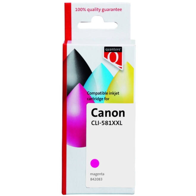 Inktcartridge Quantore alternatief tbv Canon CLI-581XXL rood