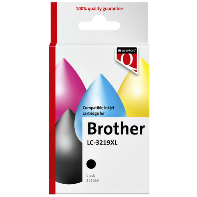 Inktcartridge Quantore alternatief tbv Brother LC-3219XL zwart