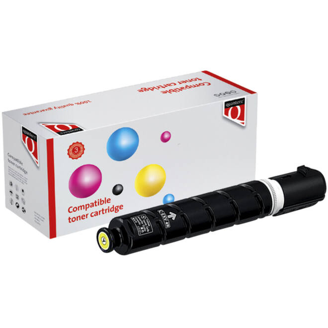 Tonercartridge Quantore alternatief tbv Canon C-EXV 49 geel