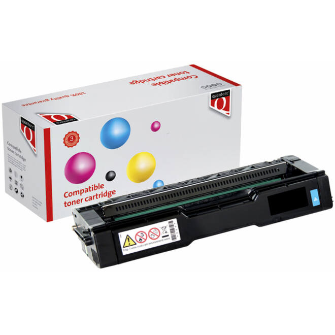 Tonercartridge Quantore alternatief tbv Ricoh 407544 blauw