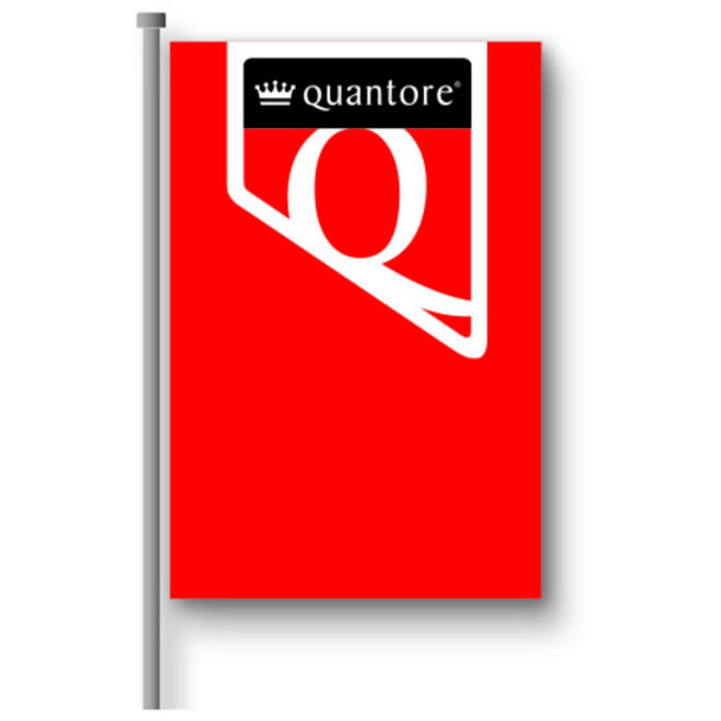 Huismerkvlag Quantore 150x225cm