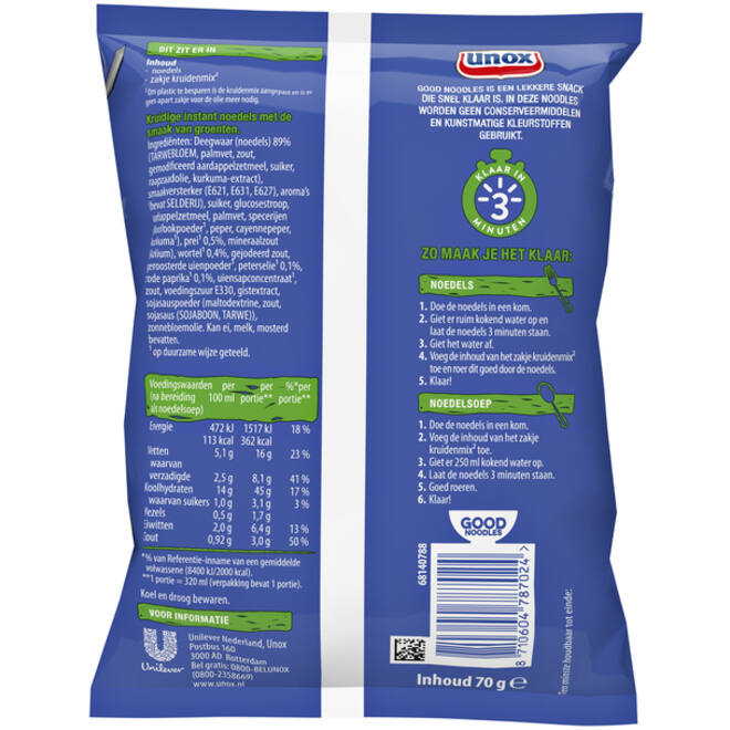Good Noodles Unox groenten