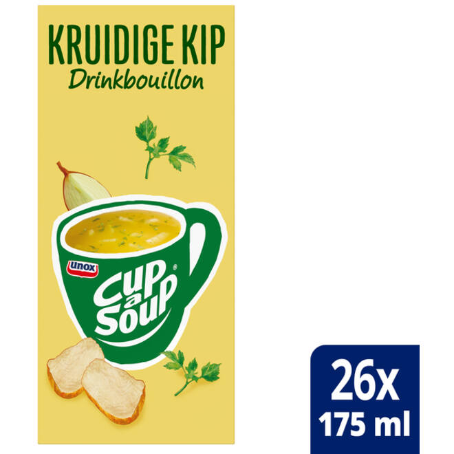 Cup-a-Soup Unox heldere bouillon kruidige kip 175ml