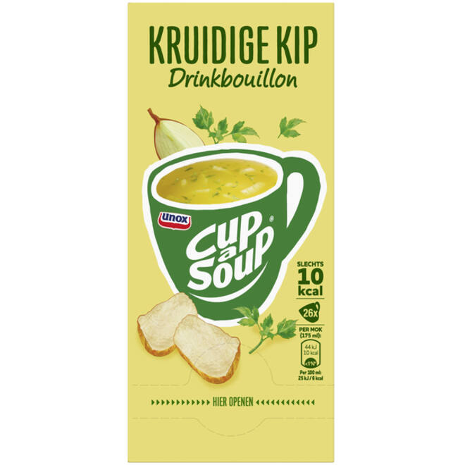 Cup-a-Soup Unox heldere bouillon kruidige kip 175ml