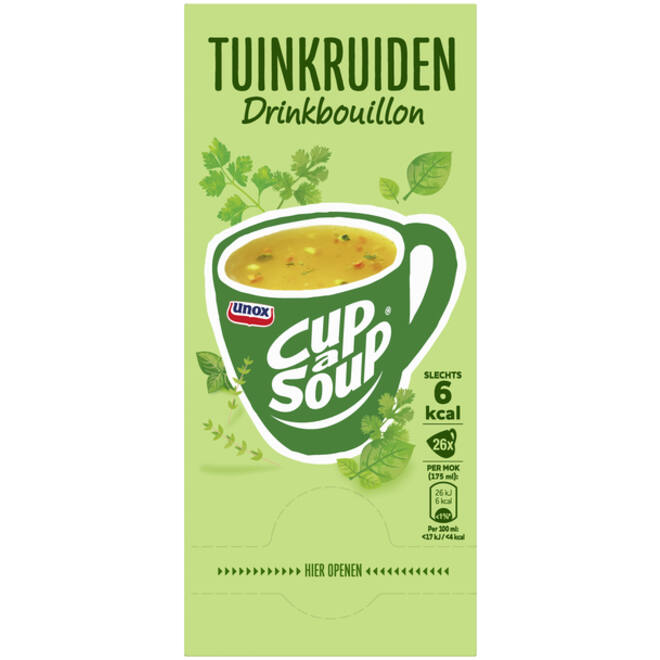 Cup-a-Soup Unox heldere bouillon tuinkruiden 175ml