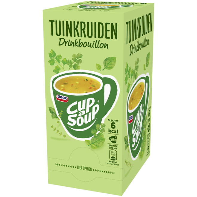 Cup-a-Soup Unox heldere bouillon tuinkruiden 175ml