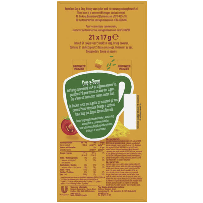 Cup-a-Soup Unox Indiase kerrie 175ml