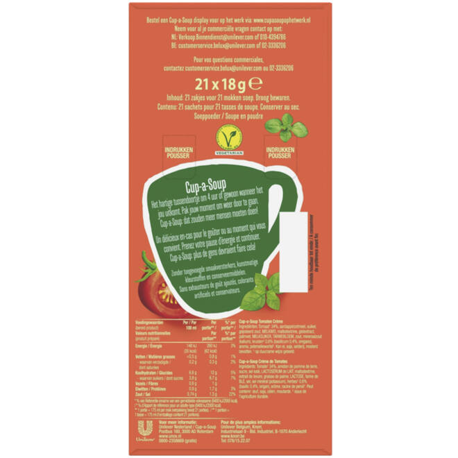 Cup-a-Soup Unox tomaten crème 175ml