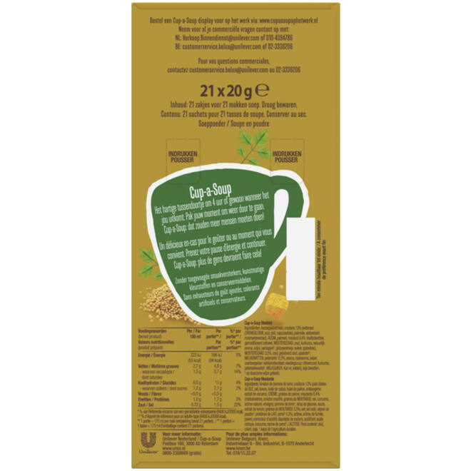 Cup-a-Soup Unox mosterd 175ml