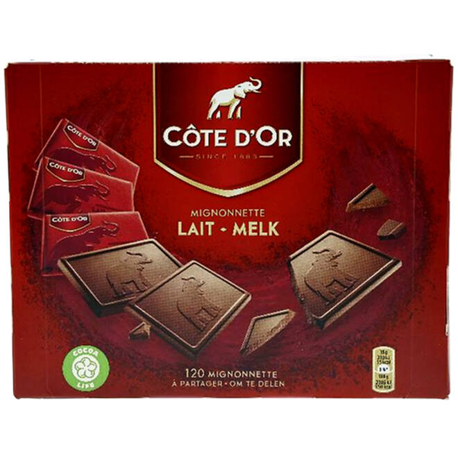 Chocolade Cote d'Or mignonnette melk 120x10 gram