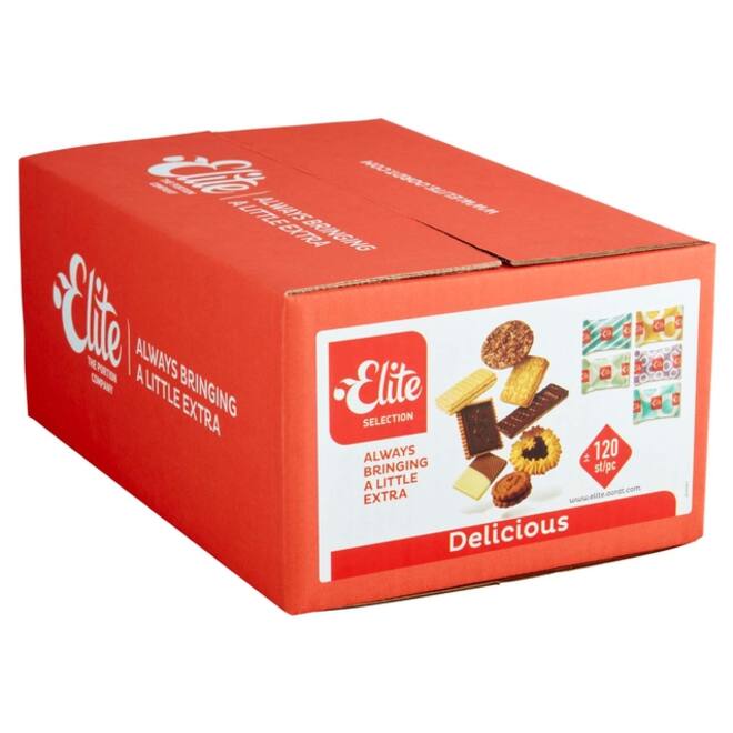 Koekjes Elite Selection Delicious mix 120 stuks