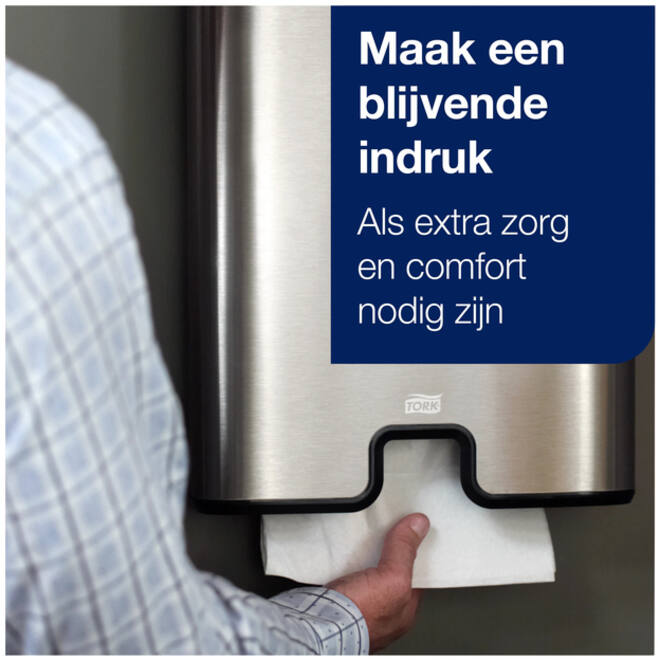 Handdoek Tork Xpress H2 multifold en 2-laags wit 100297