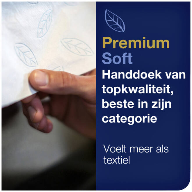 Handdoek Tork H2 multifold Premium kwaliteit 2 laags wit 100288