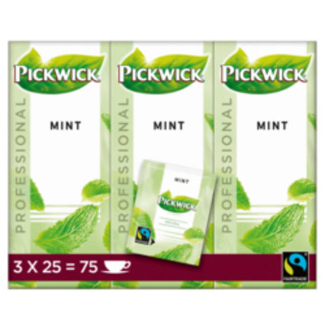 Thee Pickwick Fair Trade mint 25x1.5gr