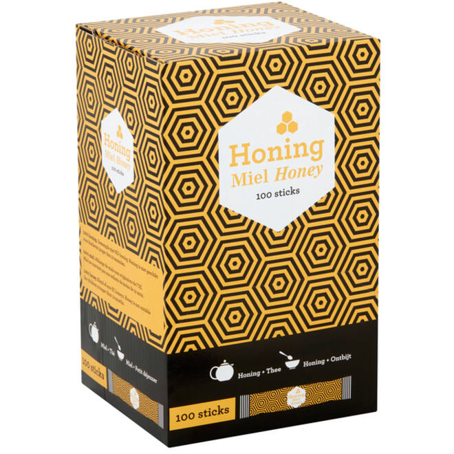 Honingsticks Van Oordt 100 stuks